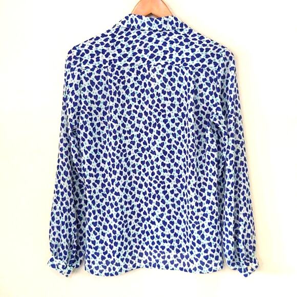 Givenchy Sport vintage blue and white button up blouse - Picture 2 of 6